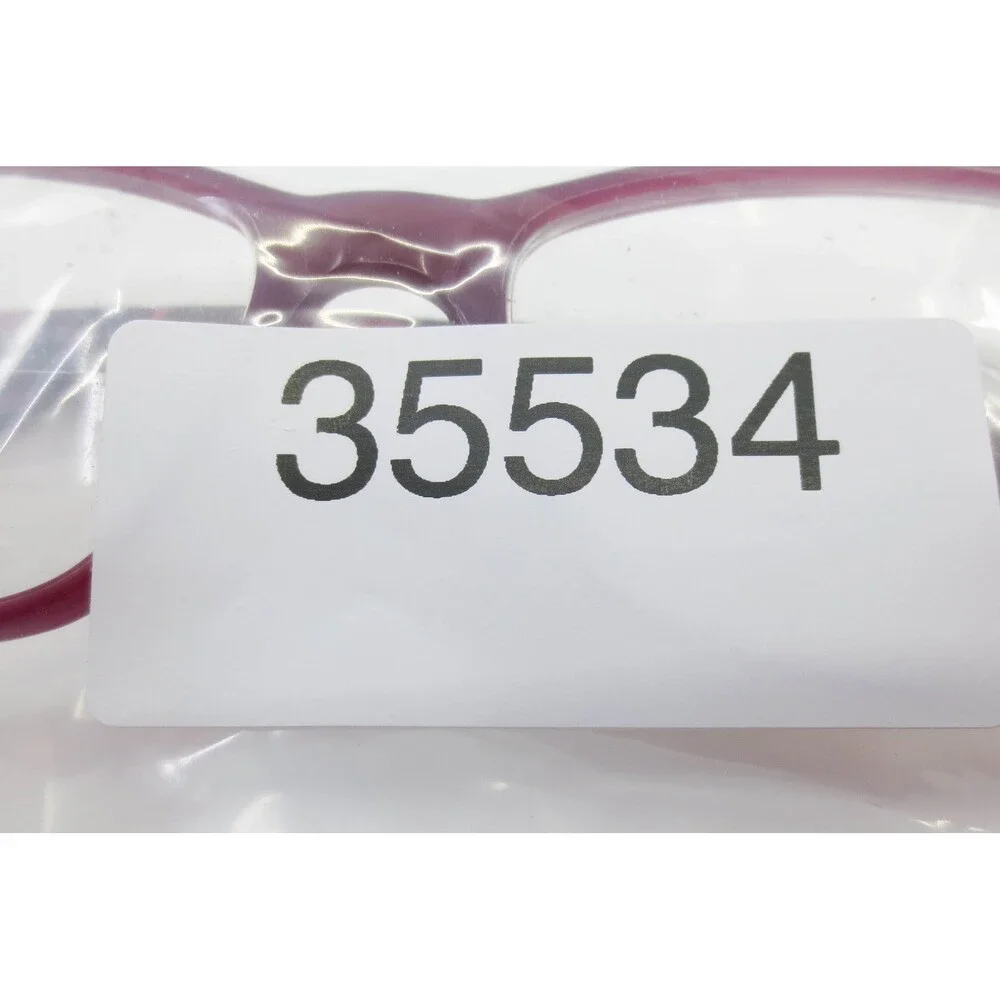 Elle EL13393 BU Burgundy Marbled Rectangular Eyeglass Frames 55-16-140 Designer